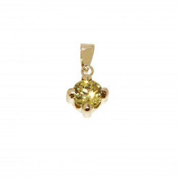 Gold pendant 10kt, 11-6P